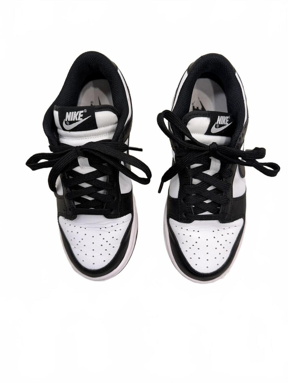 Nike Dunk Low Panda Womens Black White Retro Low Top Sneaker Shoes‎ Size 5